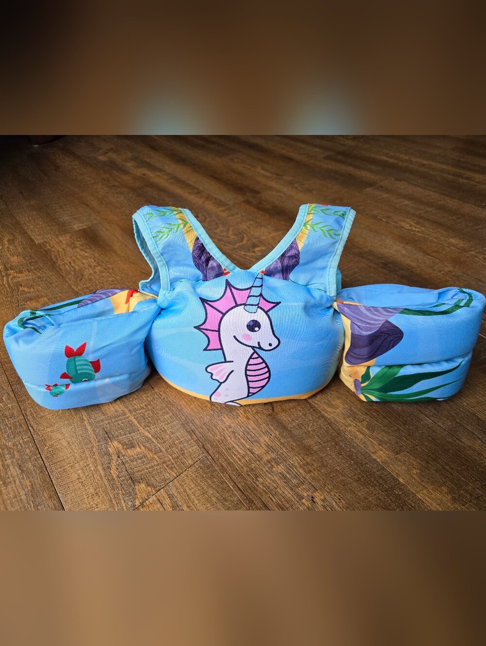 Welebar Kids Swim Vest Life Jacket Floaties - Unicorn Seahorse 28-70 lbs